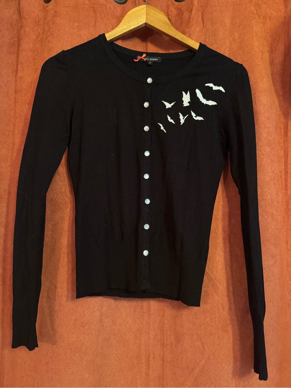 Haunted house Print Button-Up Cardigan - Picture 1 of 2
